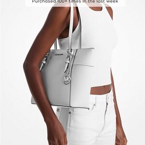 NWT, Michael Kors leather tote bag